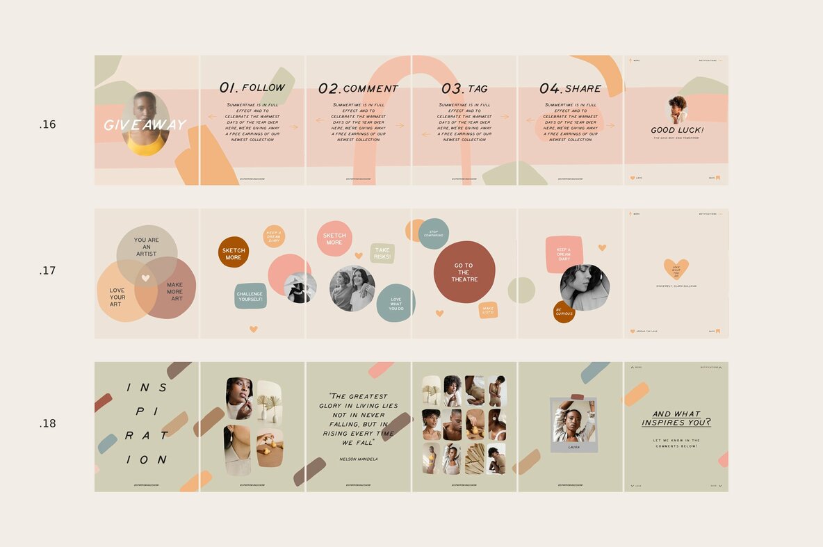 Coach Carousel Templates CANVA PS Coach Carousel Templates CANVA PS