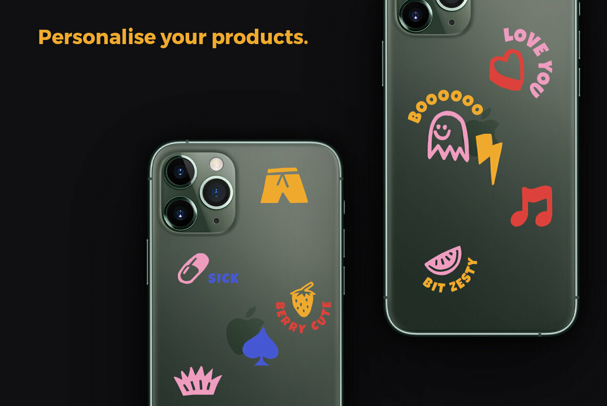 Sticker Builder Vector Set V2 4