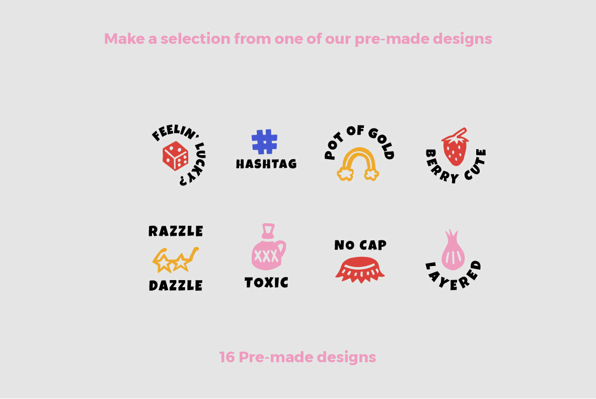 Sticker Builder Vector Set V2 5