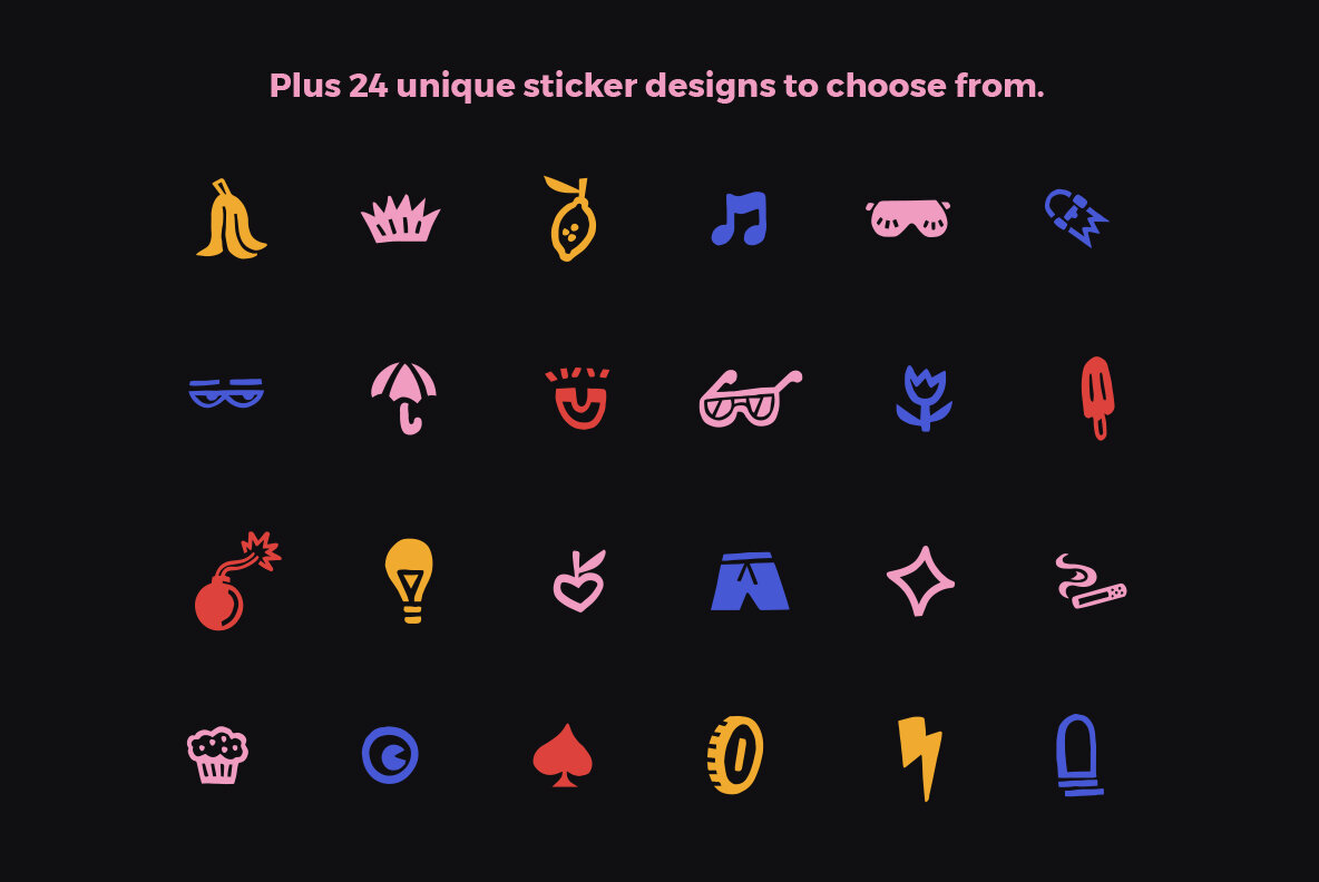 Sticker Builder Vector Set V2 6