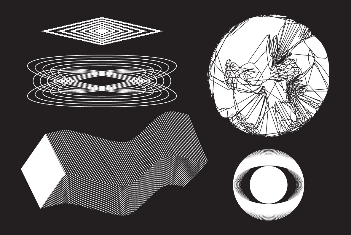 100Plus Abstract Vector Shapes