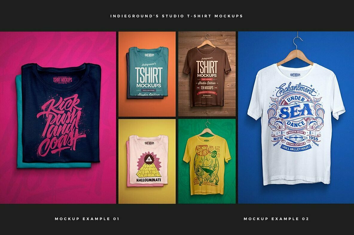 Studio T Shirt Mockups 2