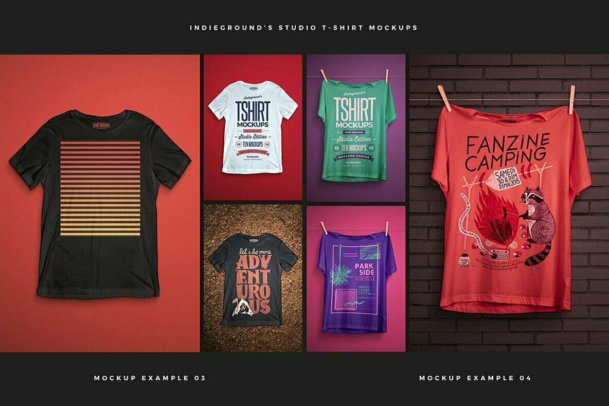Studio T Shirt Mockups 3