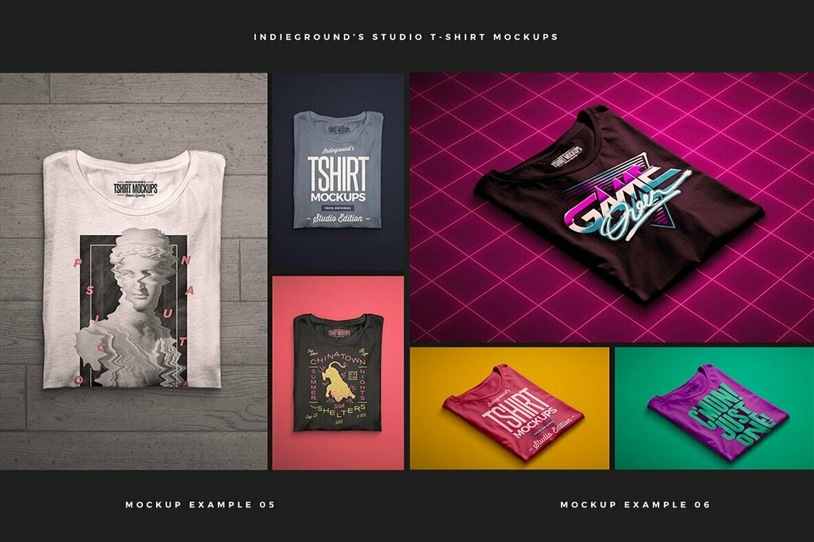 Studio T Shirt Mockups 4