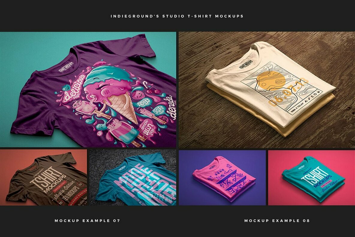 Studio T Shirt Mockups 5
