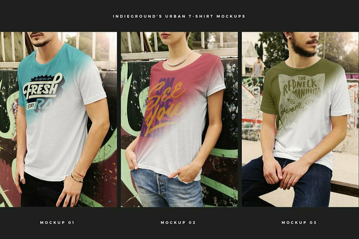 Urban T Shirt Mockups 2