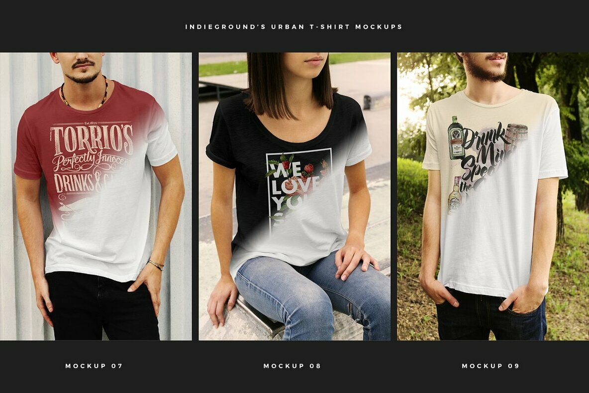 Urban T Shirt Mockups 4