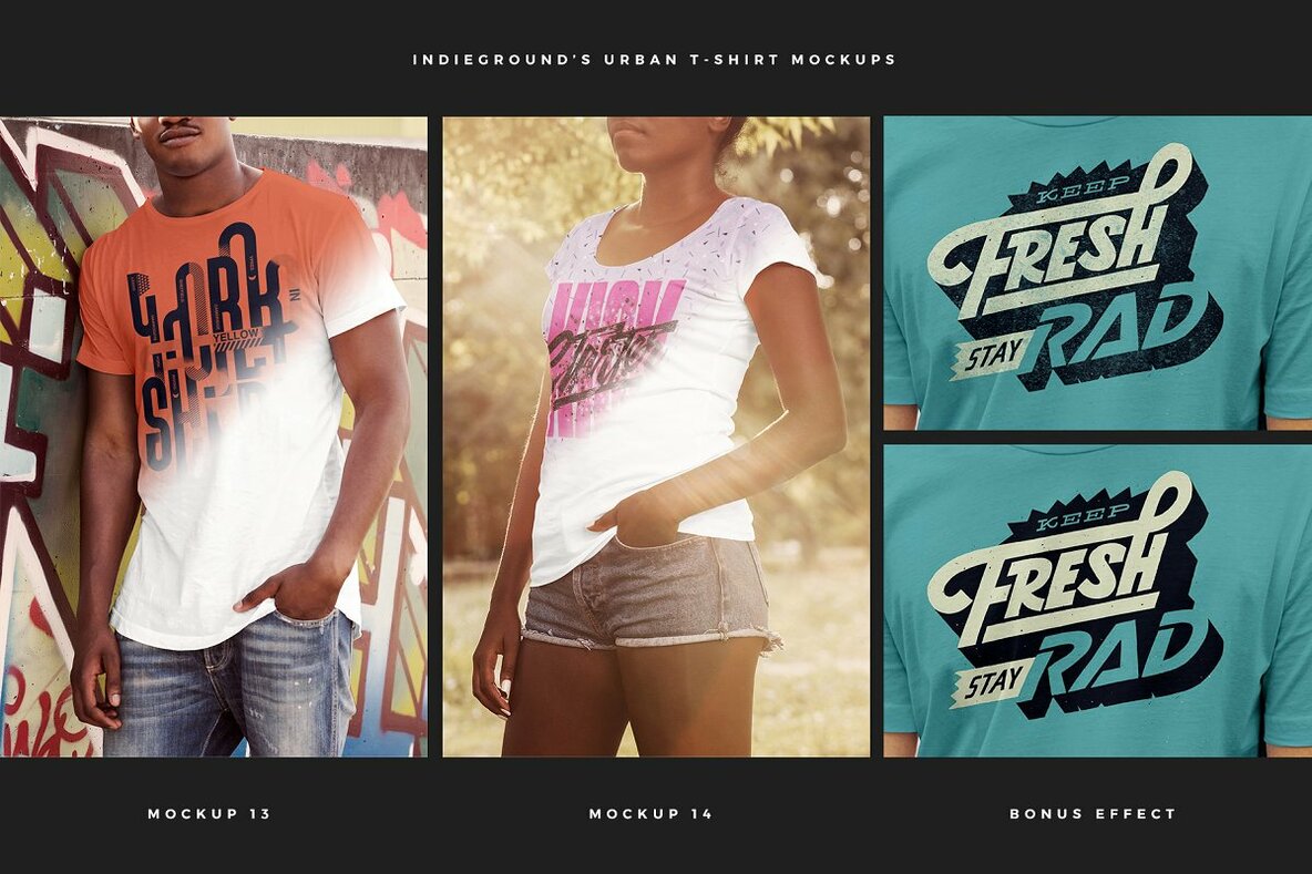 Urban T Shirt Mockups 6
