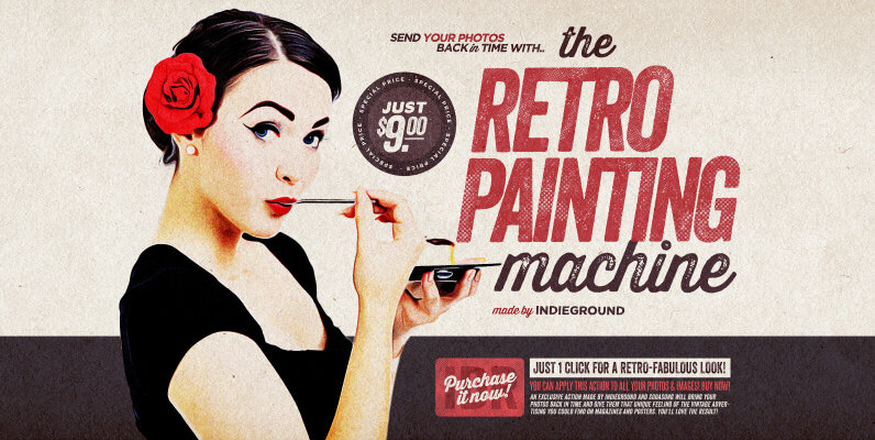 The Retro Painting Machine