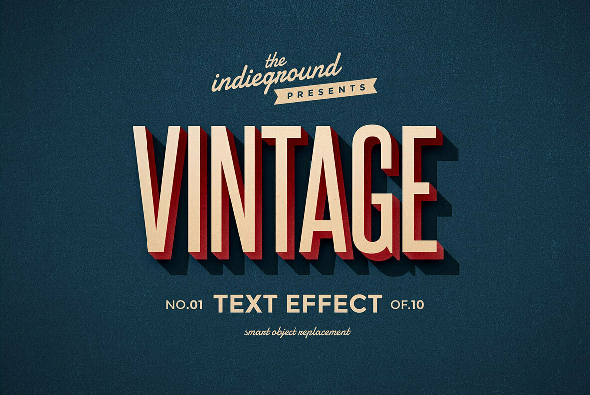 Retro Text Effects Vol 1 Retro Text Effects Vol 1
