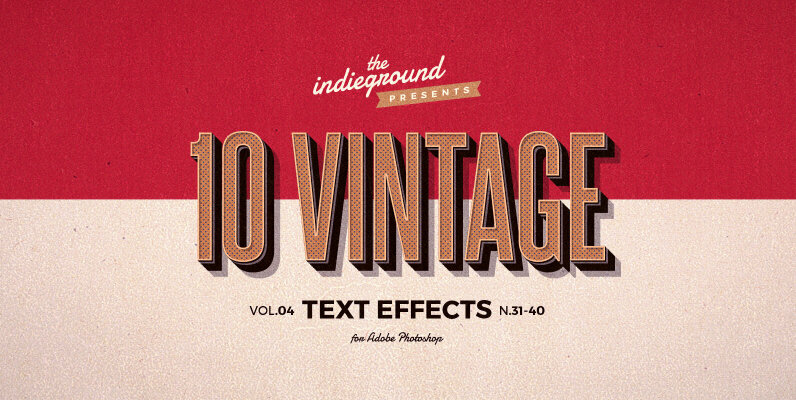 Retro Text Effects Vol 4