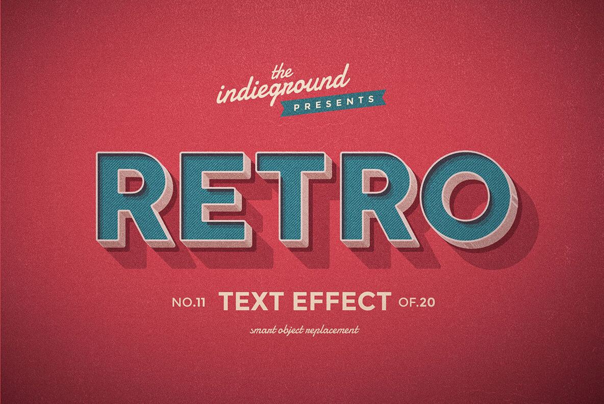 Retro Text Effects Complete Bundle