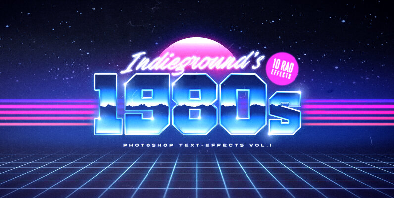 80s Text Effects Vol 1