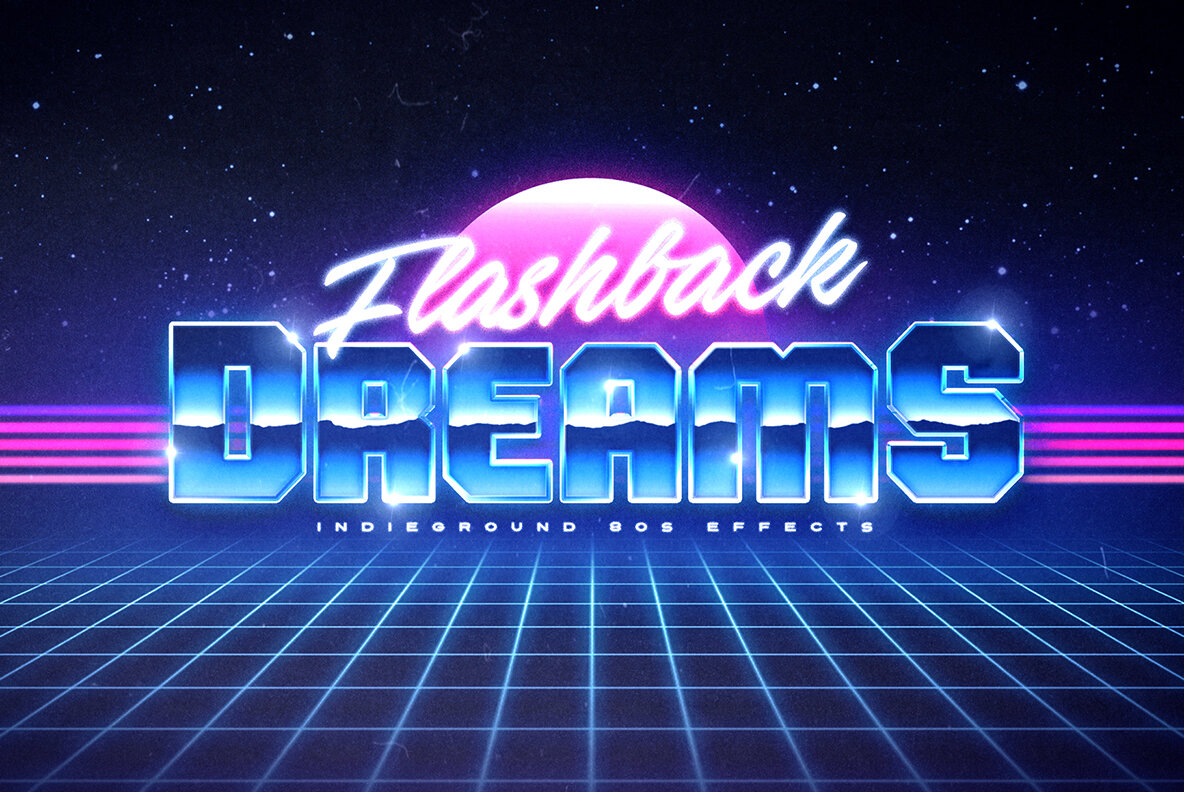 80s Text Effects Vol 1