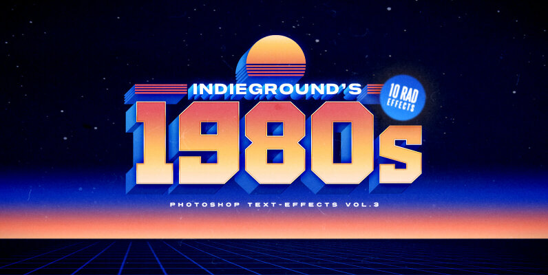 80s Text Effects Vol 3