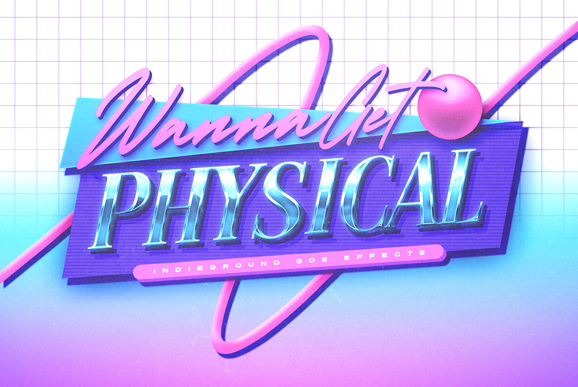 80s Text Effects Vol 3
