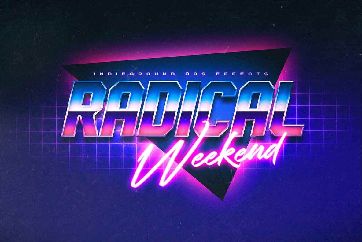 80s Text Effects Complete Bundle