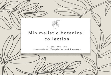 Minimalistic Botanical Collection