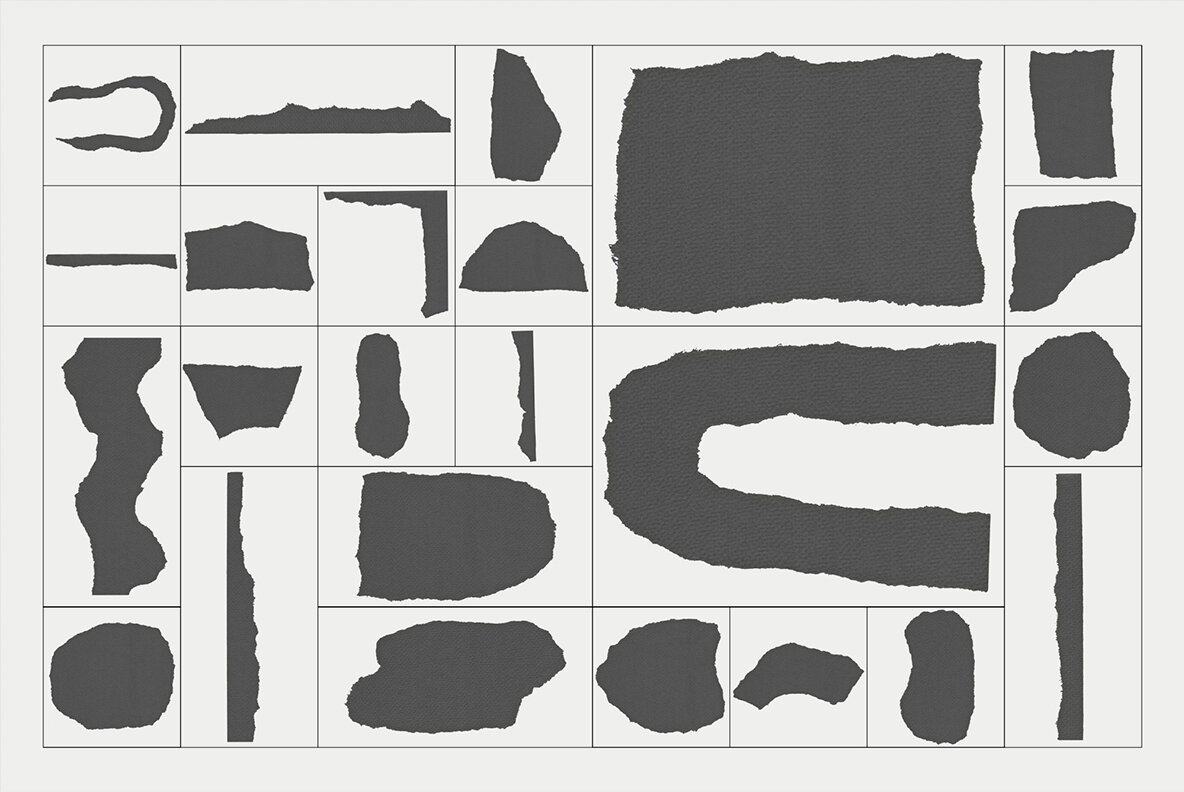 Kraftastic Torn Paper Shapes 4