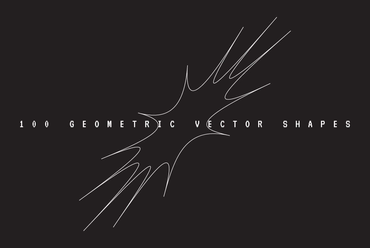 100 Geometric Vector Star Shapes 7