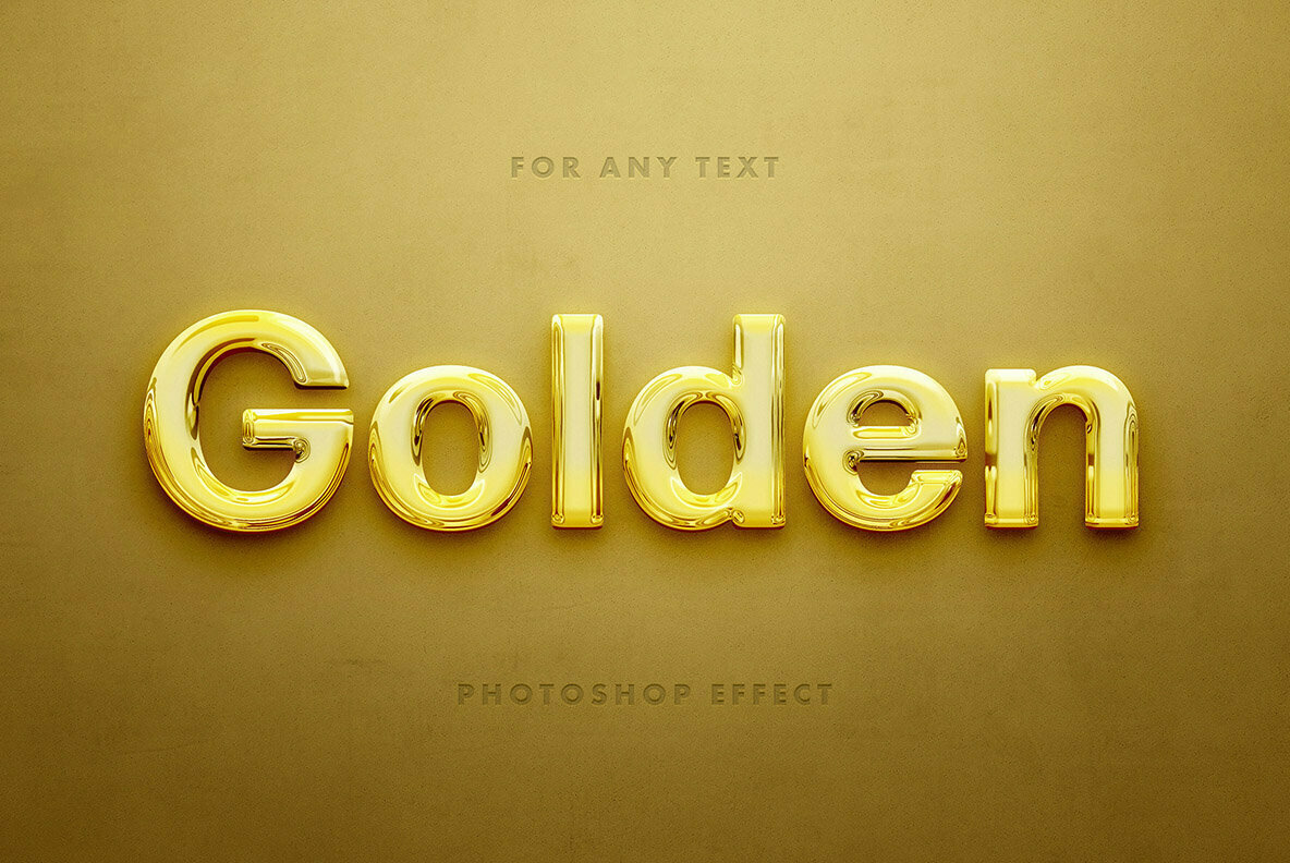 Glossy 3D Text Effects