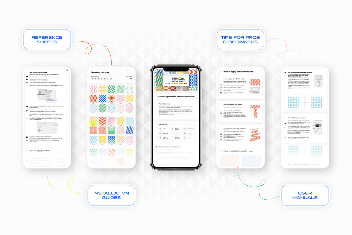 Essential Geometric Patterns Collection 12