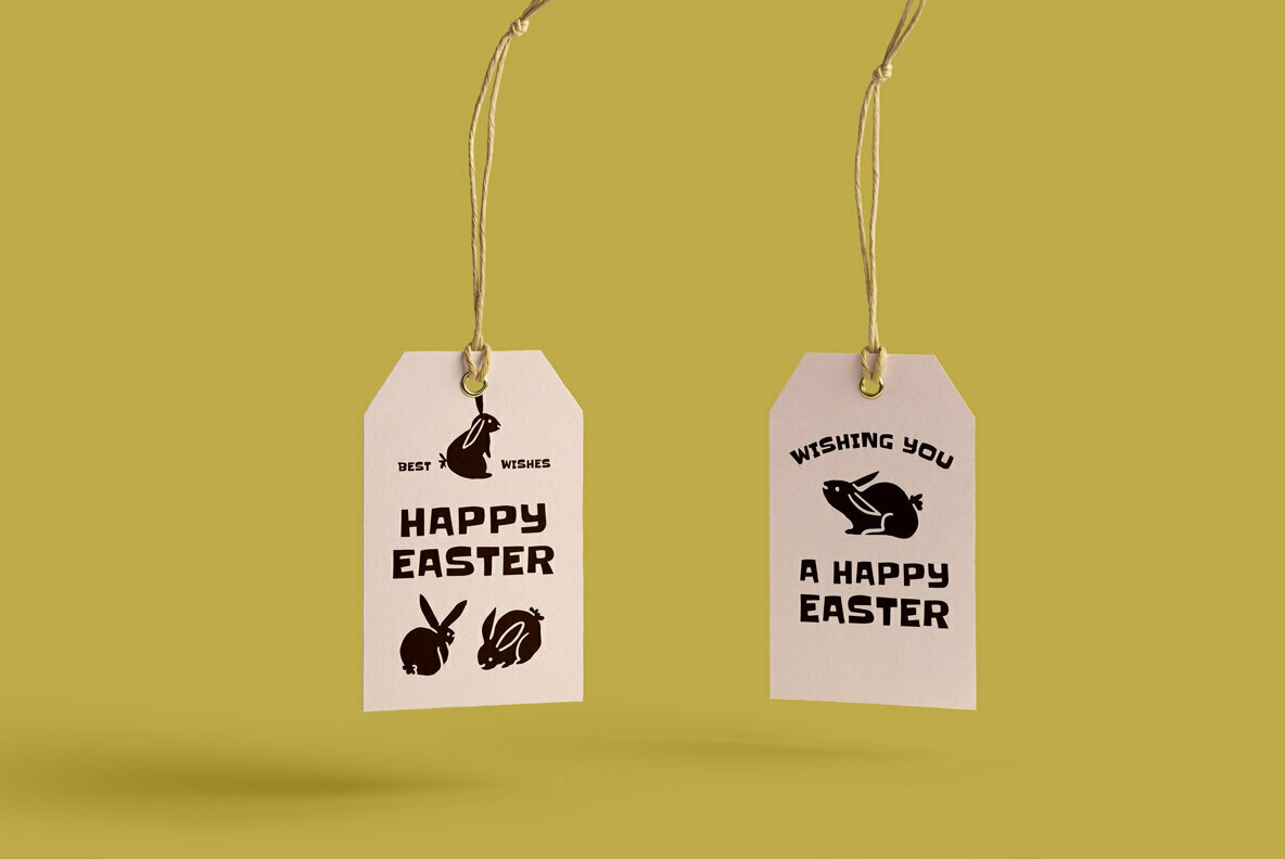 Abstract Easter Bunnies 3