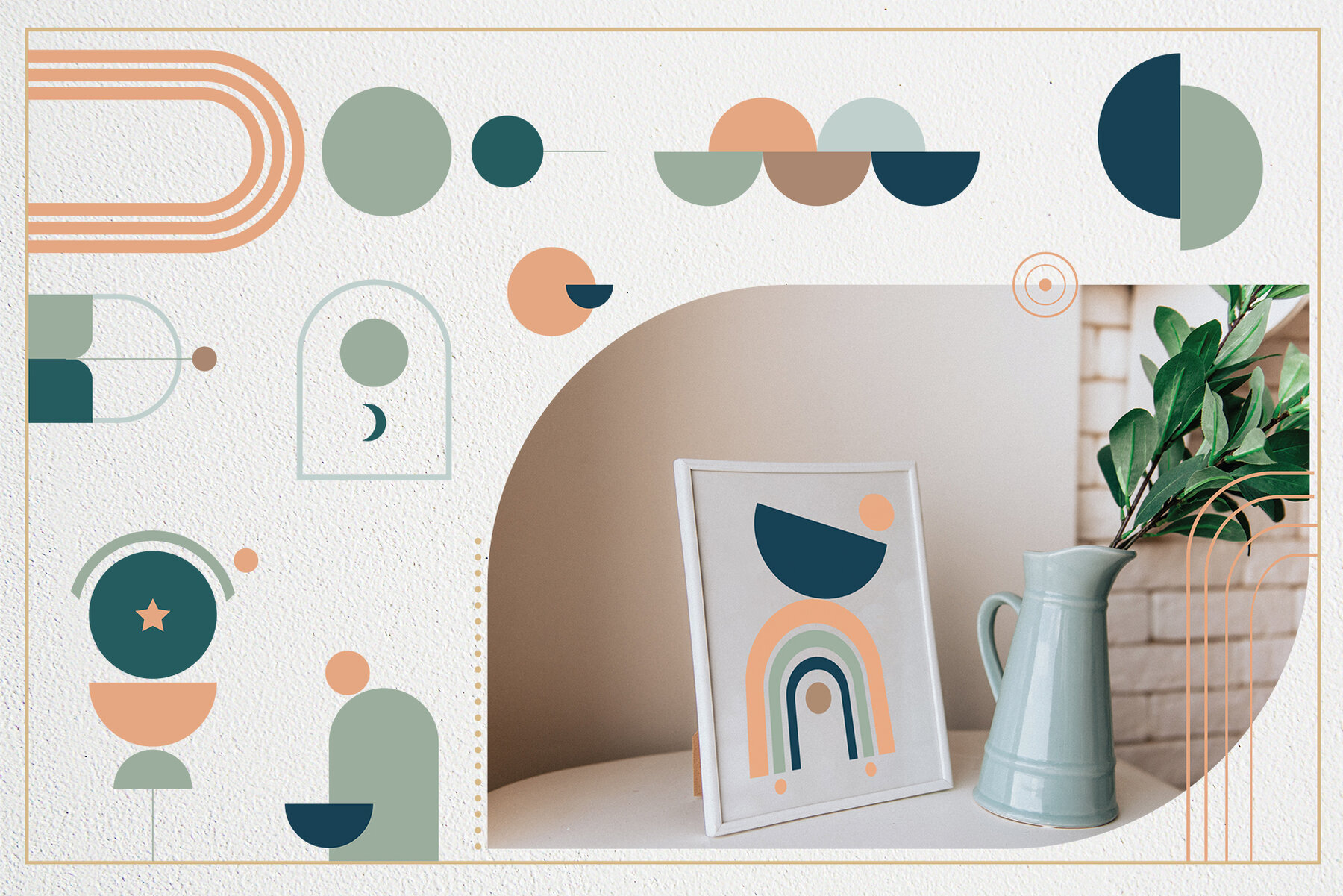 Abstract Geometric Collection 9