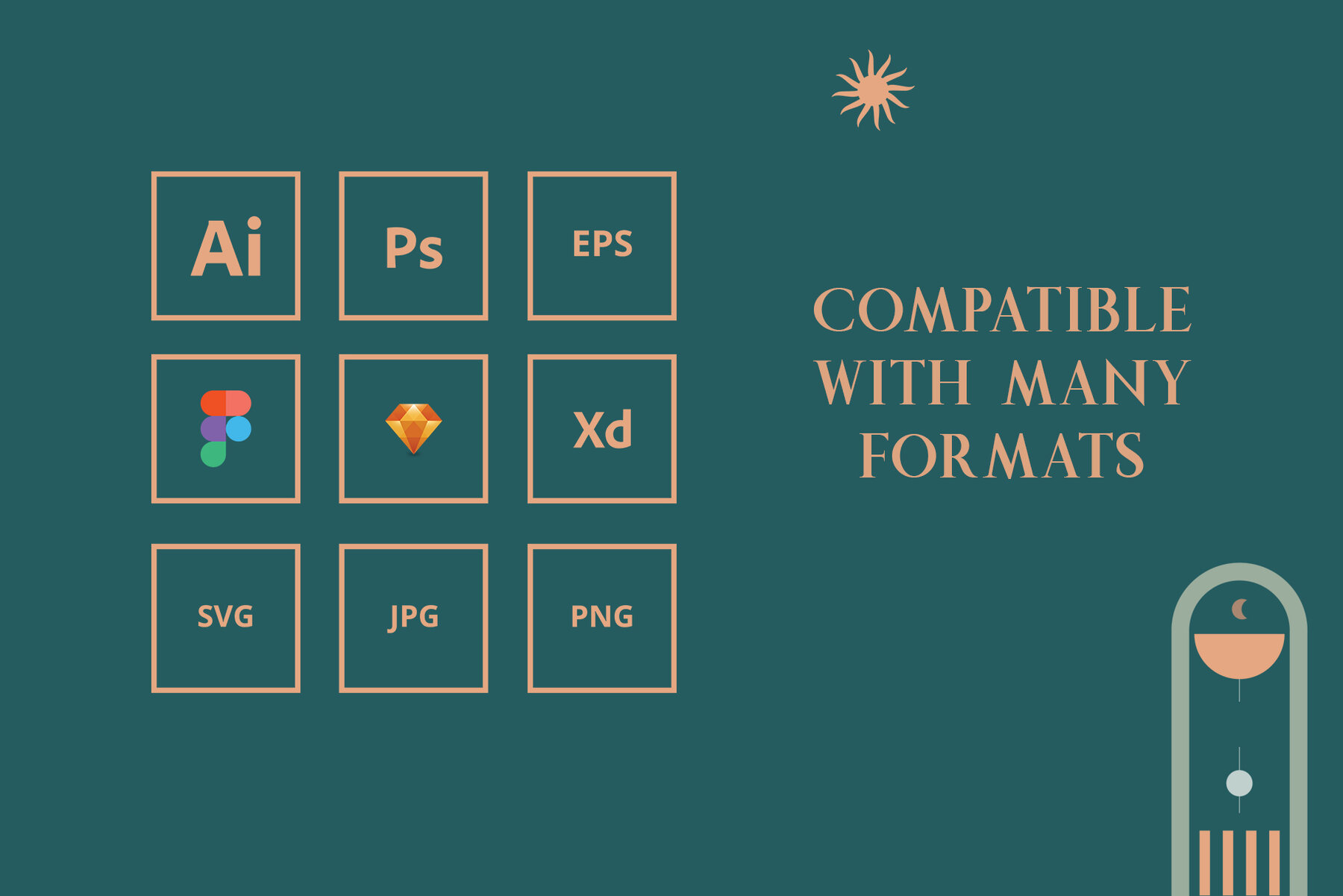 Abstract Geometric Collection 10