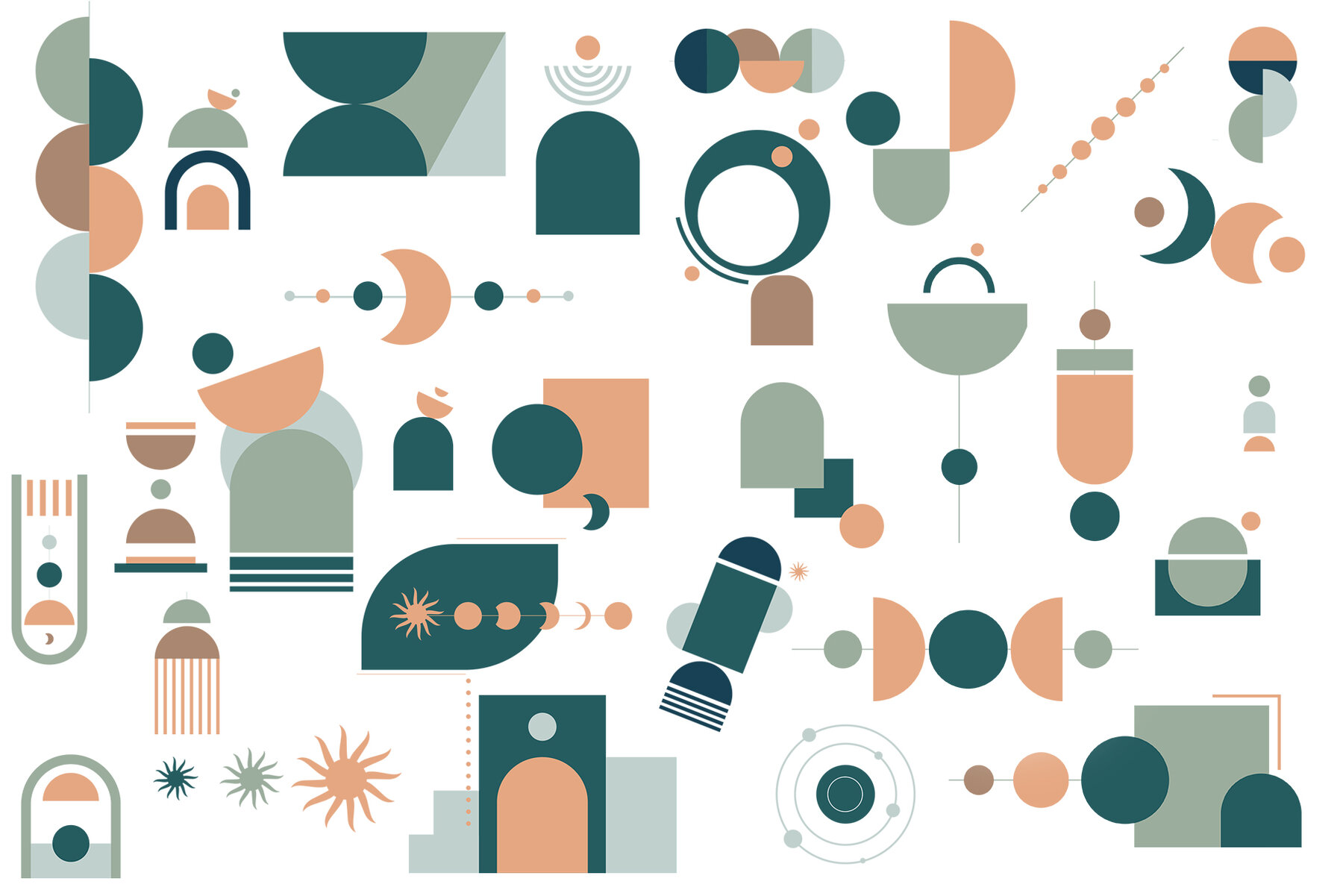 Abstract Geometric Collection 12