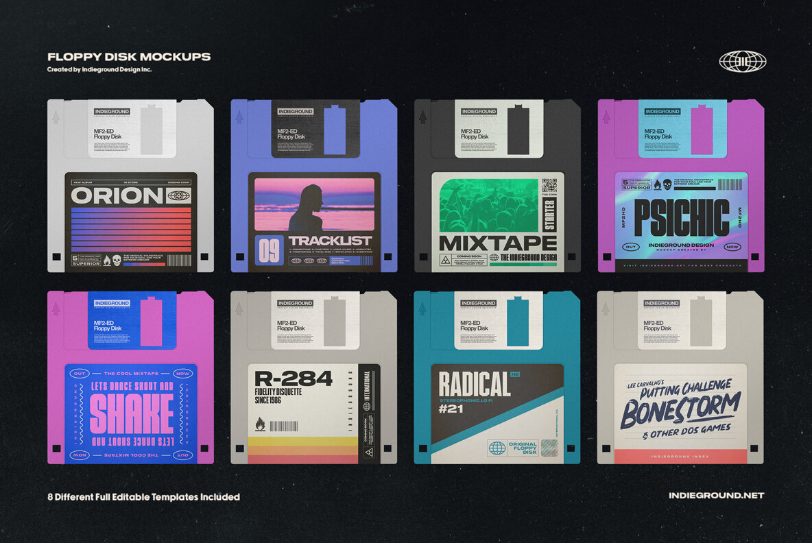 Floppy Disk Mockups Floppy Disk Mockups