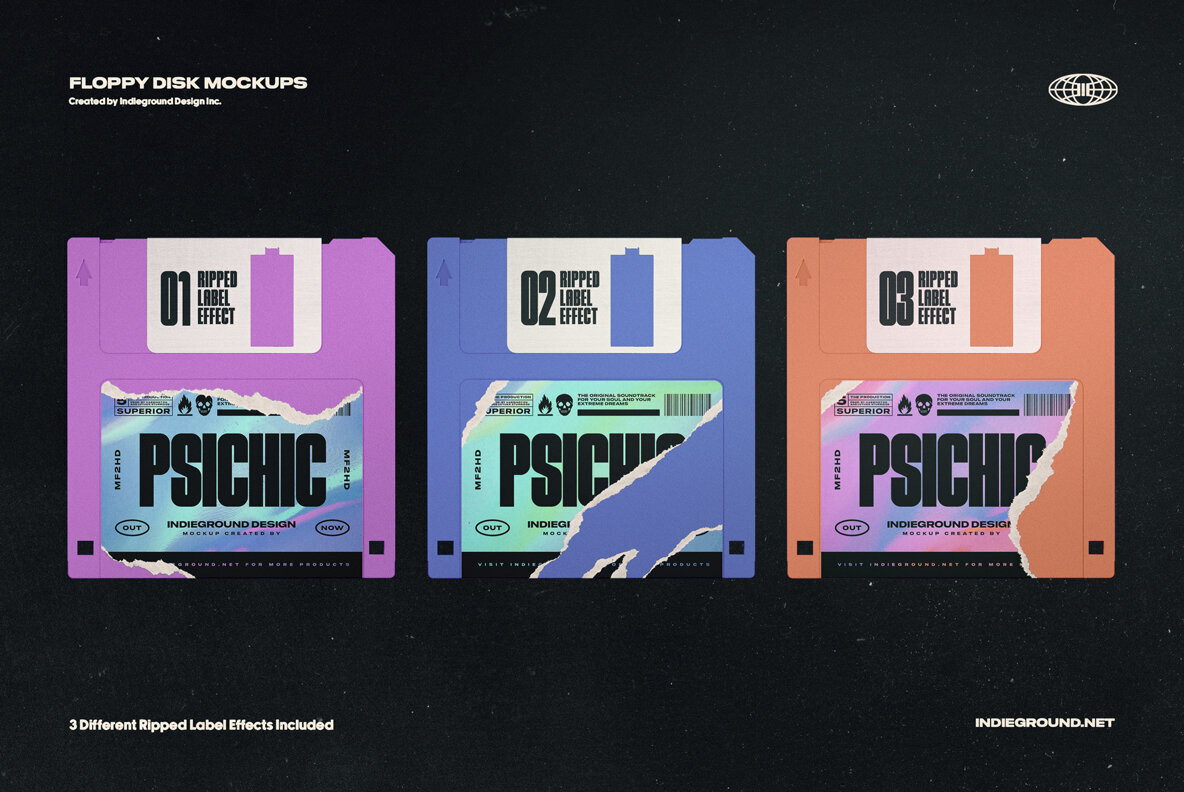 Floppy Disk Mockups Floppy Disk Mockups