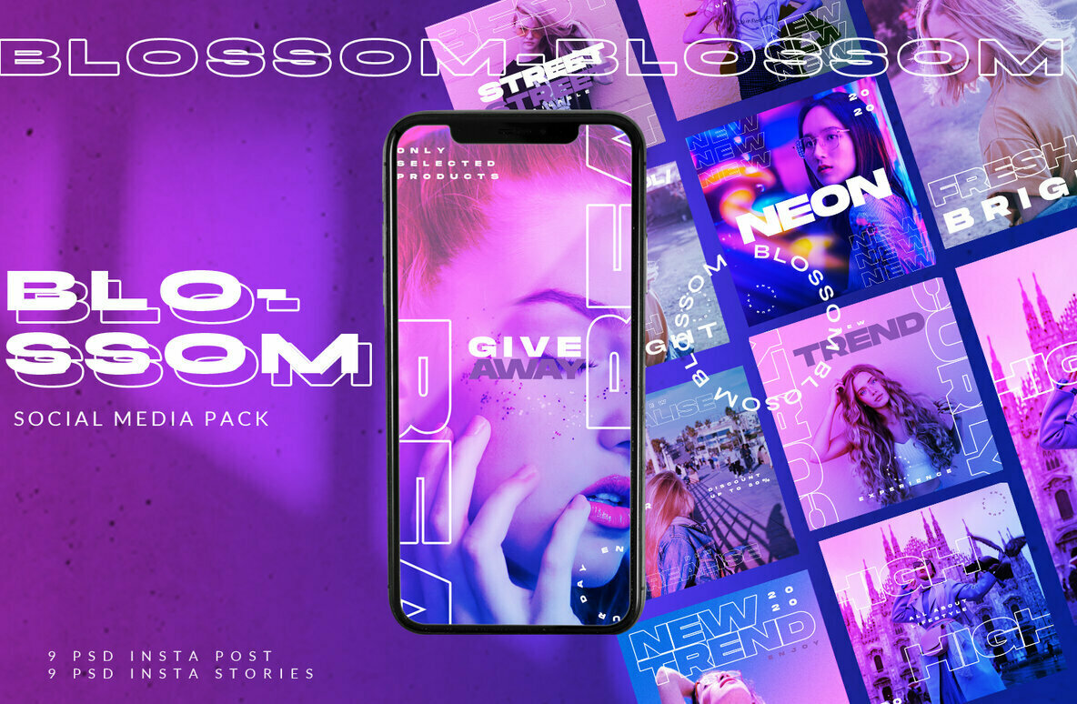 Blossom Instagram Template 1