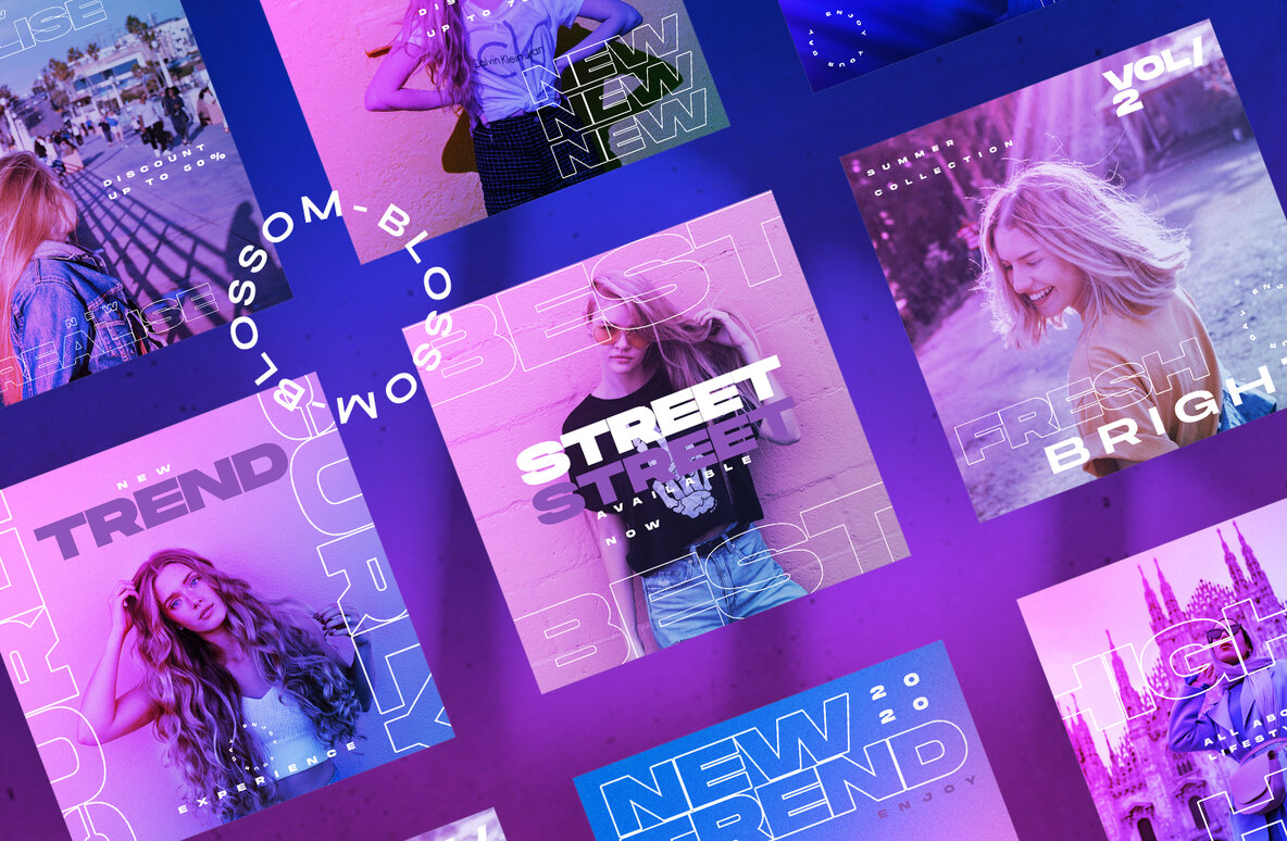 Blossom Instagram Template 6