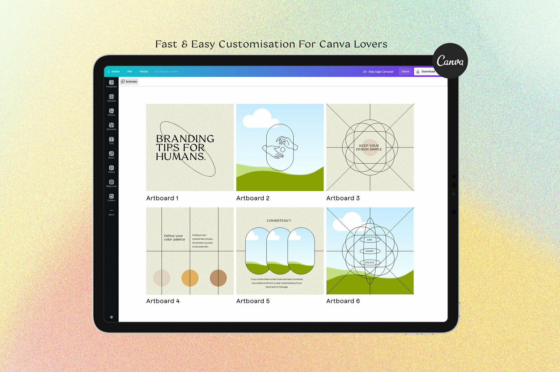 Makeshift Carousel Quotes Canva PS Makeshift Carousel Quotes Canva PS