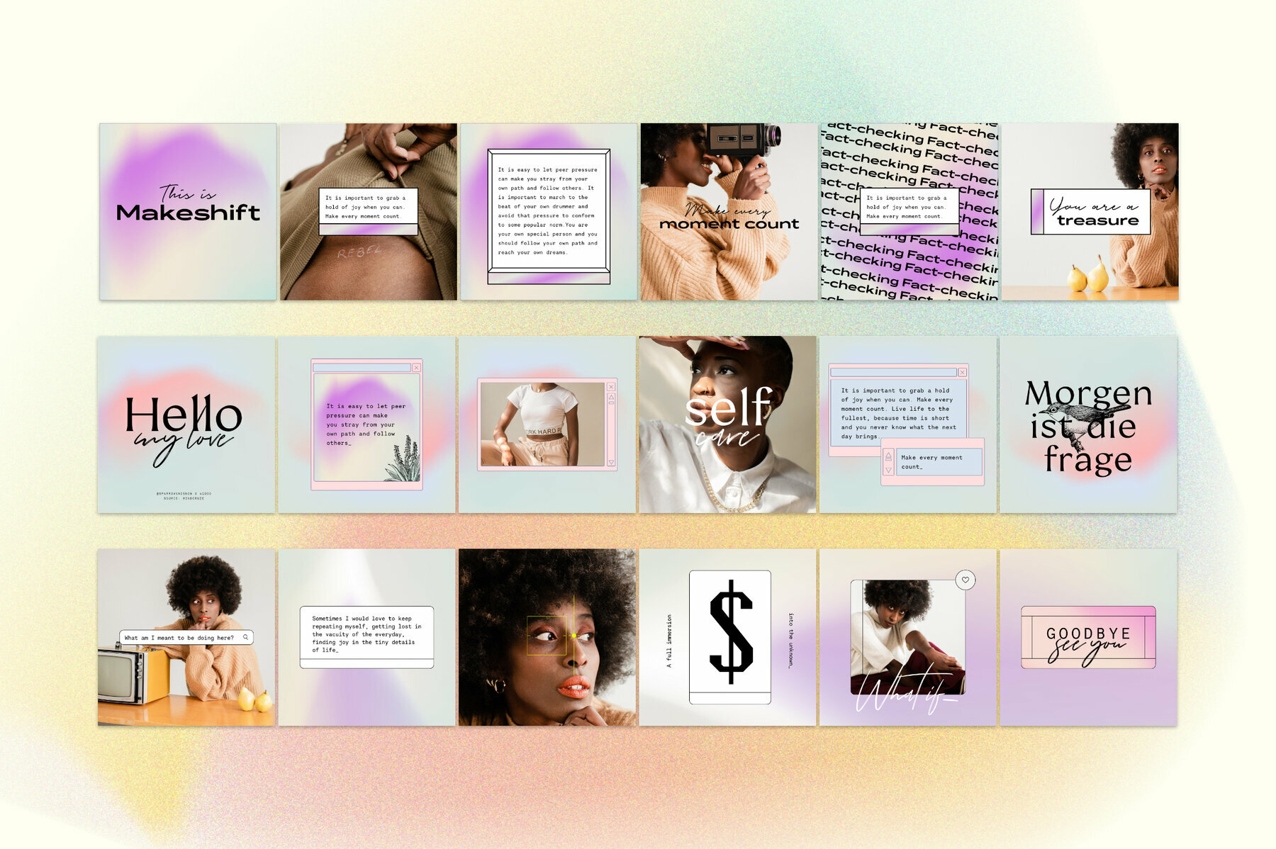 Makeshift Carousel Quotes Canva PS Makeshift Carousel Quotes Canva PS