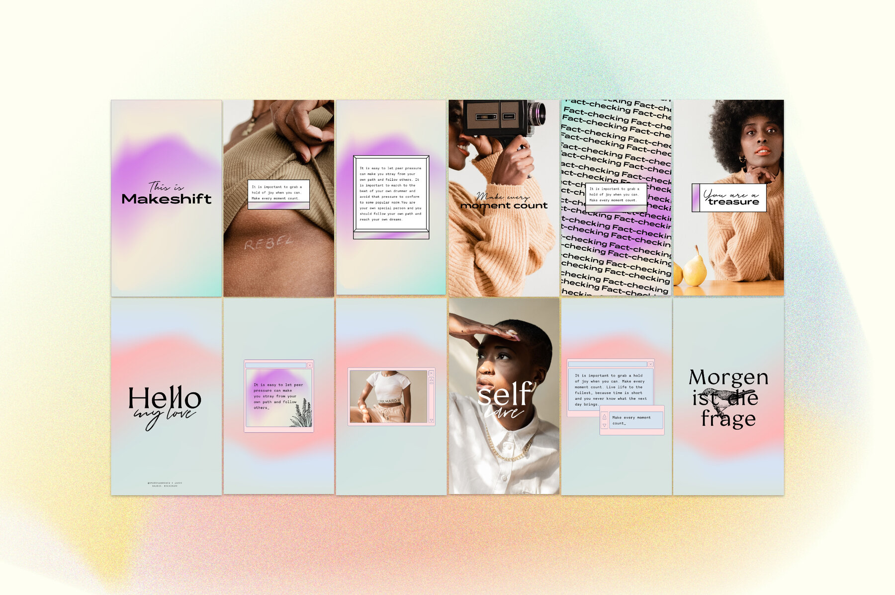 Makeshift Carousel Quotes Canva PS Makeshift Carousel Quotes Canva PS