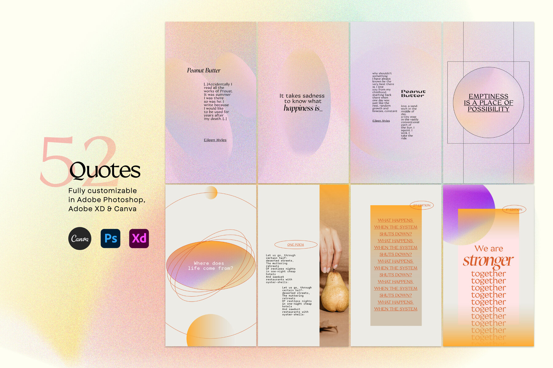 Makeshift Carousel Quotes Canva PS Makeshift Carousel Quotes Canva PS