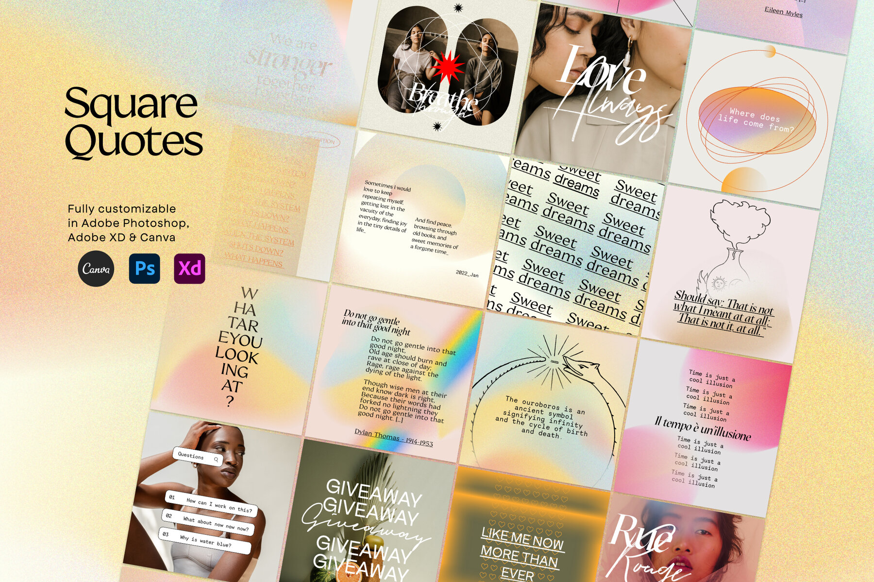 Makeshift Carousel Quotes Canva PS Makeshift Carousel Quotes Canva PS