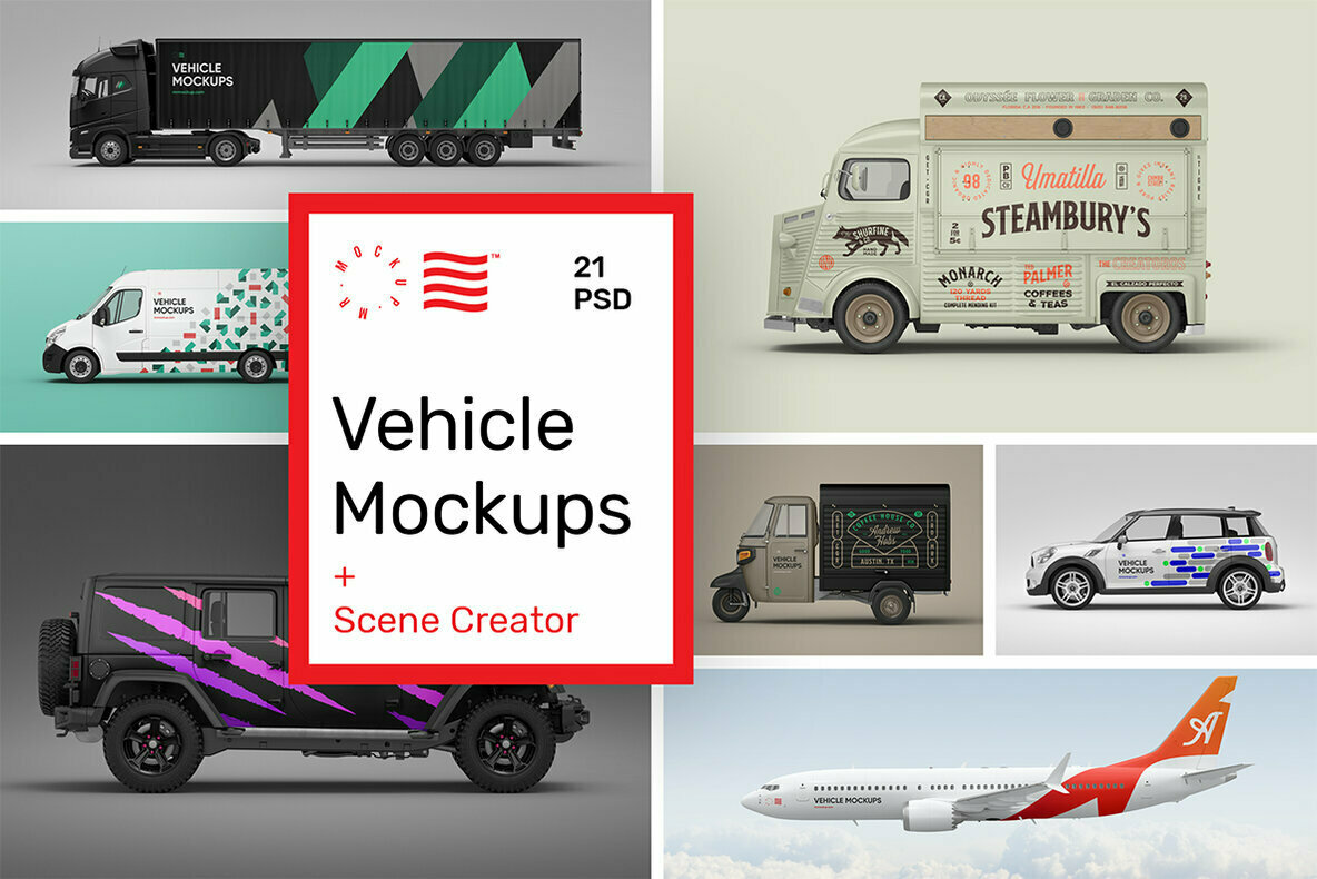 Vehicle Mockups Car Plane Mockups Vehicle Mockups Car Plane Mockups