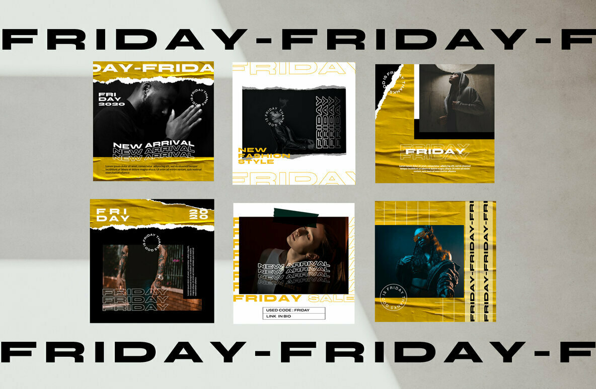Friday Instagram Template Friday Instagram Template