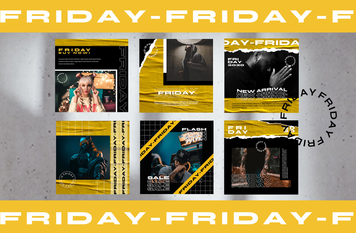 Friday Instagram Template Friday Instagram Template