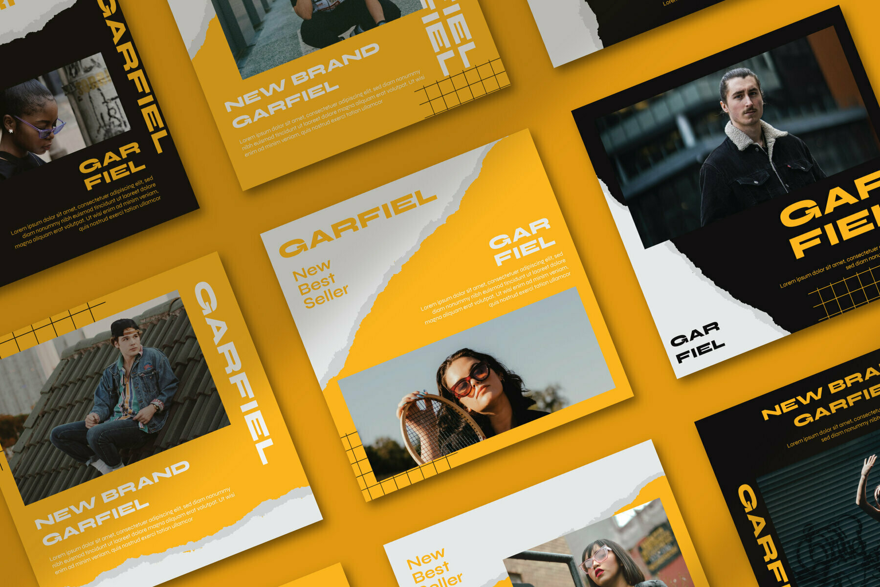 Garfiel Instagram Template Garfiel Instagram Template