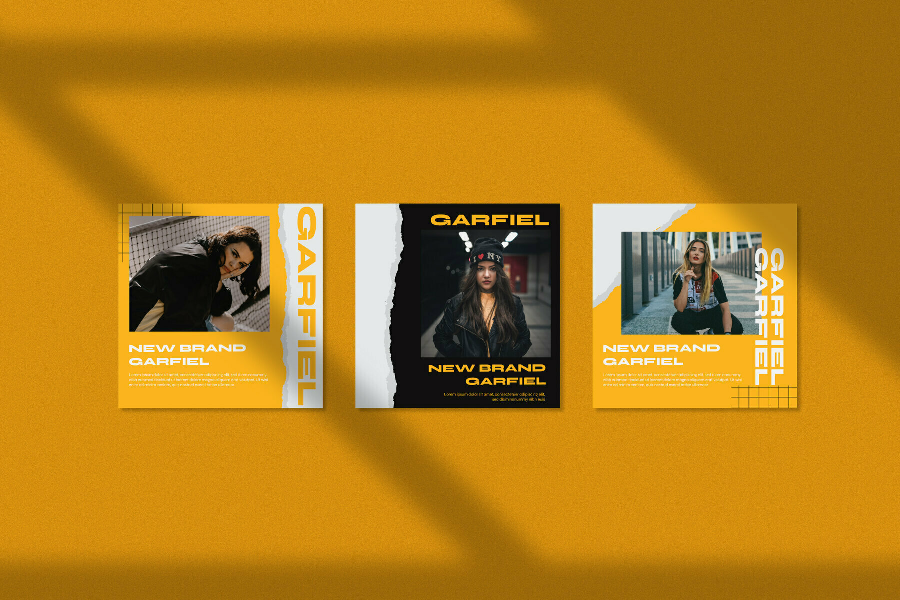 Garfiel Instagram Template Garfiel Instagram Template