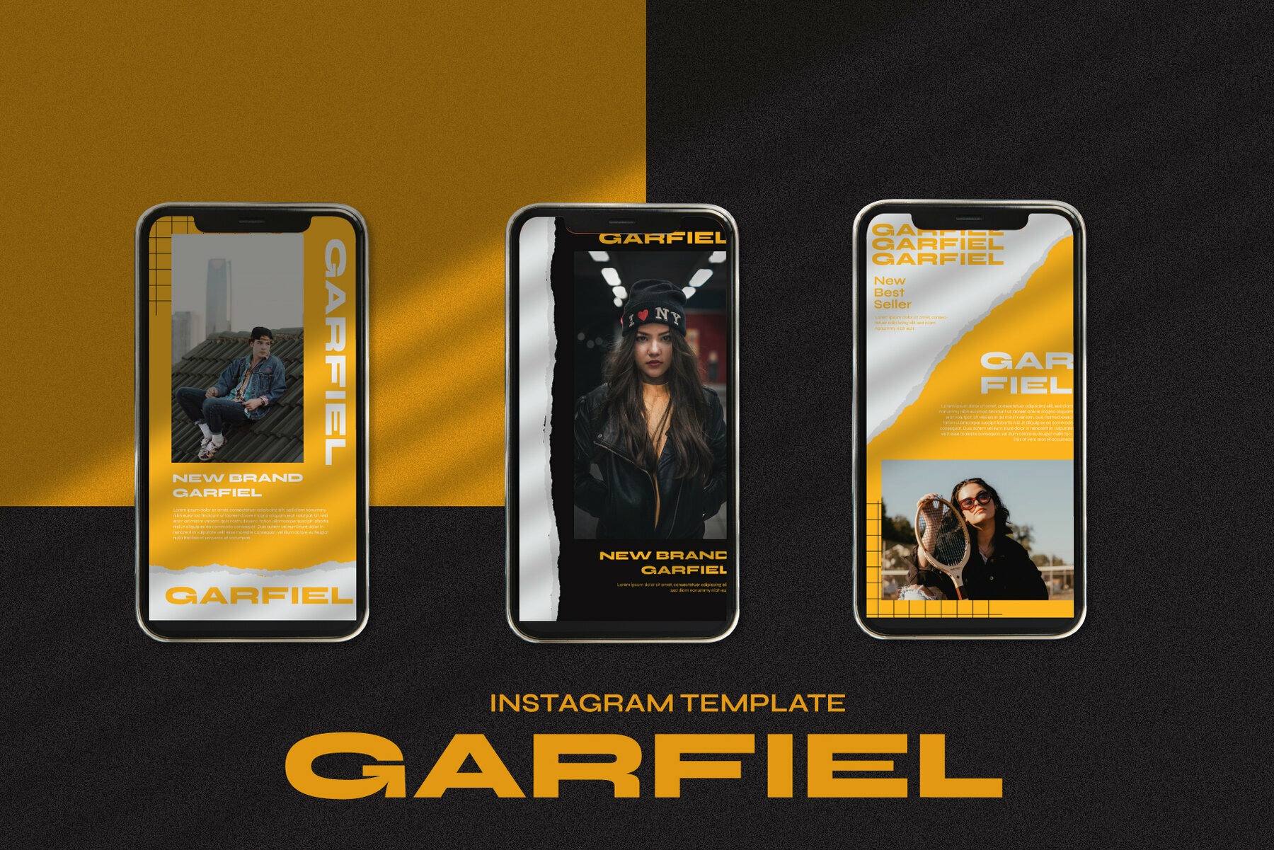 Garfiel Instagram Template Garfiel Instagram Template
