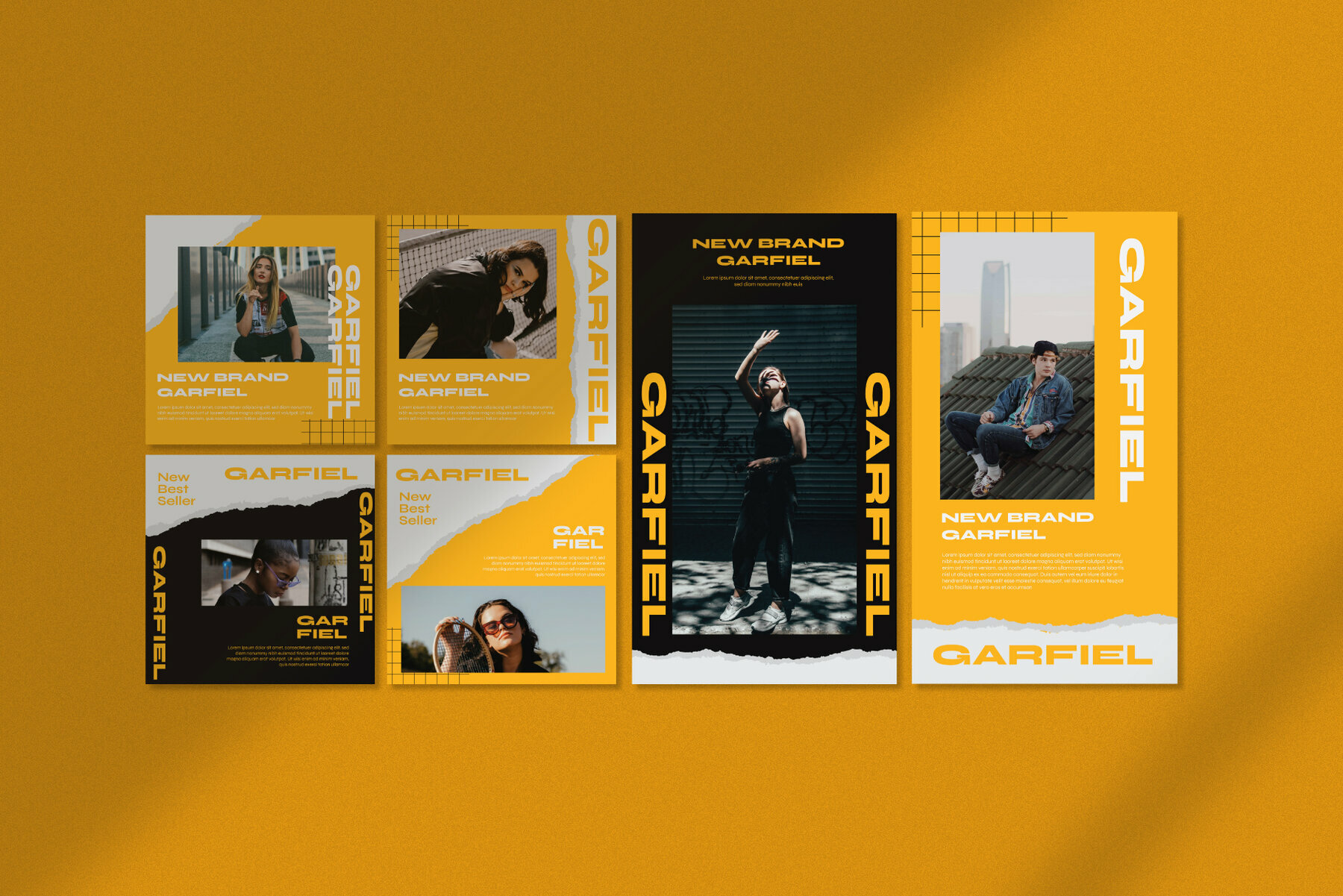 Garfiel Instagram Template Garfiel Instagram Template