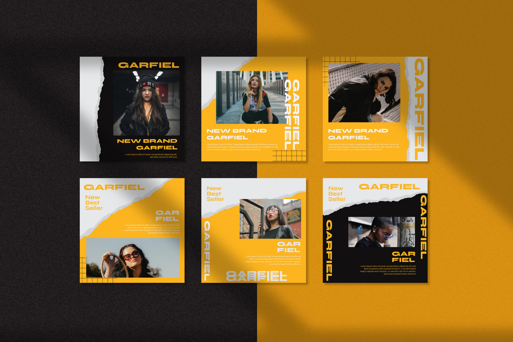 Garfiel Instagram Template Garfiel Instagram Template