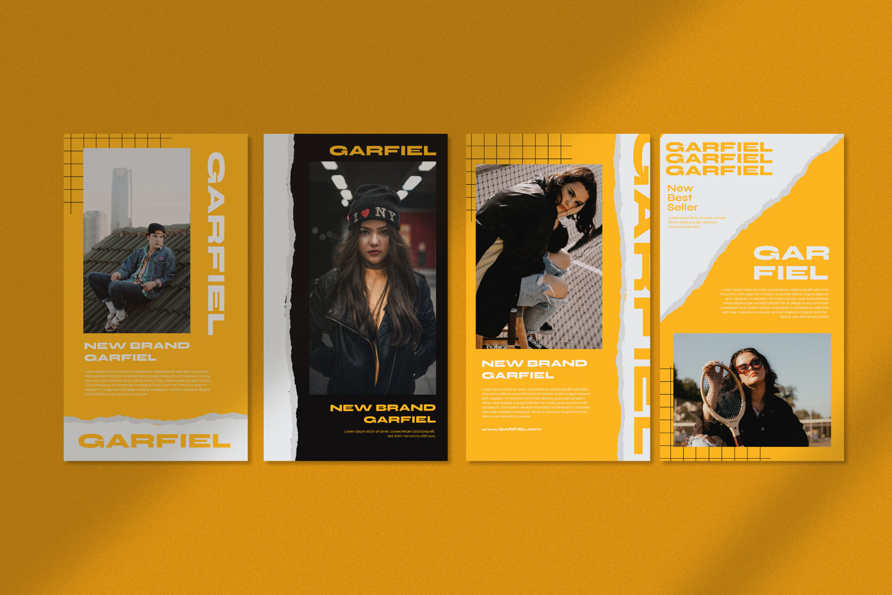 Garfiel Instagram Template Garfiel Instagram Template