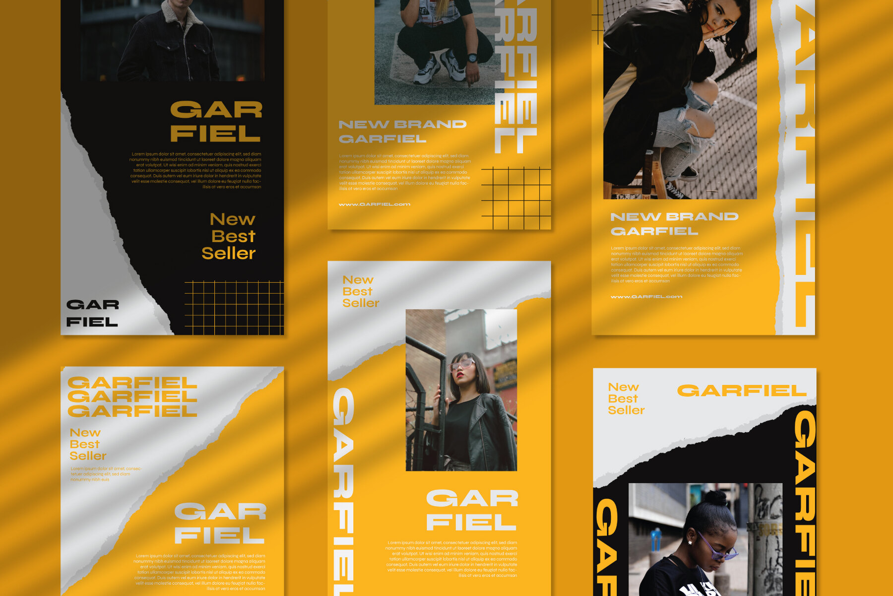 Garfiel Instagram Template Garfiel Instagram Template