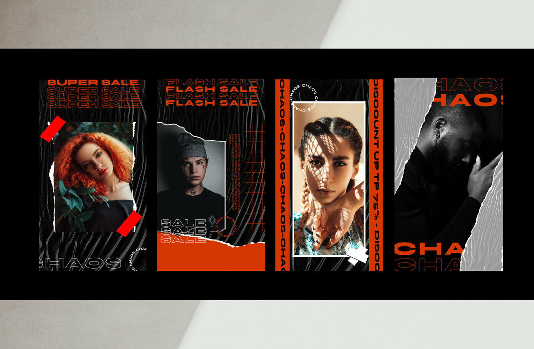 Chaos Instagram Template Chaos Instagram Template